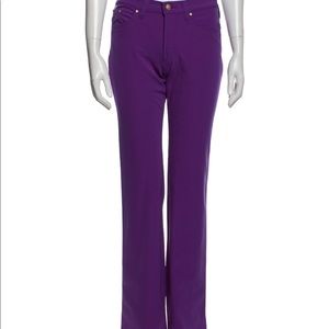 Versace Jeans Women’s Purple Couture Mid-Rise Straight Leg Jeans Size 29